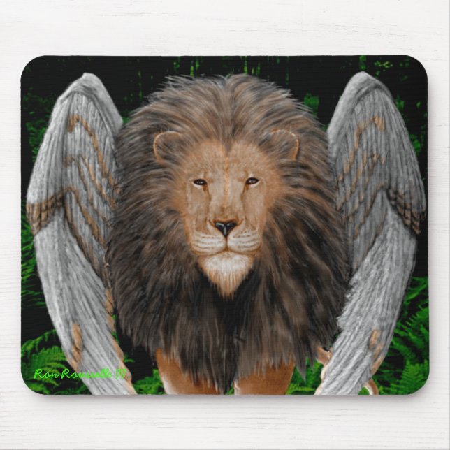 Flion Mousepad (leão voado) (Frente)