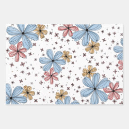 Floating Petals – Floral Wrapping paper