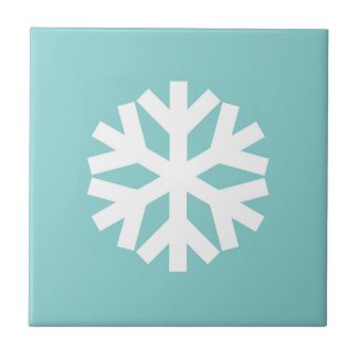 Floco de neve azul