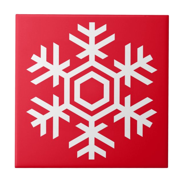 Floco de neve branco (Frente)