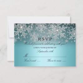 Floco de Neve Cristal Azul RSVP de Inverno