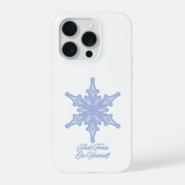 Floco de Neve de Inverno Apenas Foque Em Si Mesma