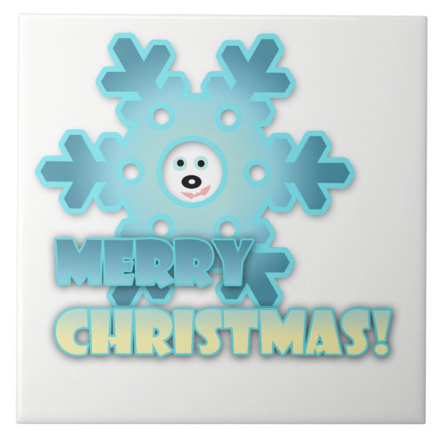 Floco de neve de Natal (Frente)