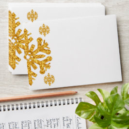 Floco de neve Dourado Aniversário de inverno