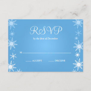 Floco de neve moderno RSVP do país das maravilhas