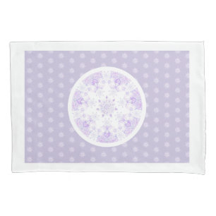floco de neve roxo leve e coração brilhando