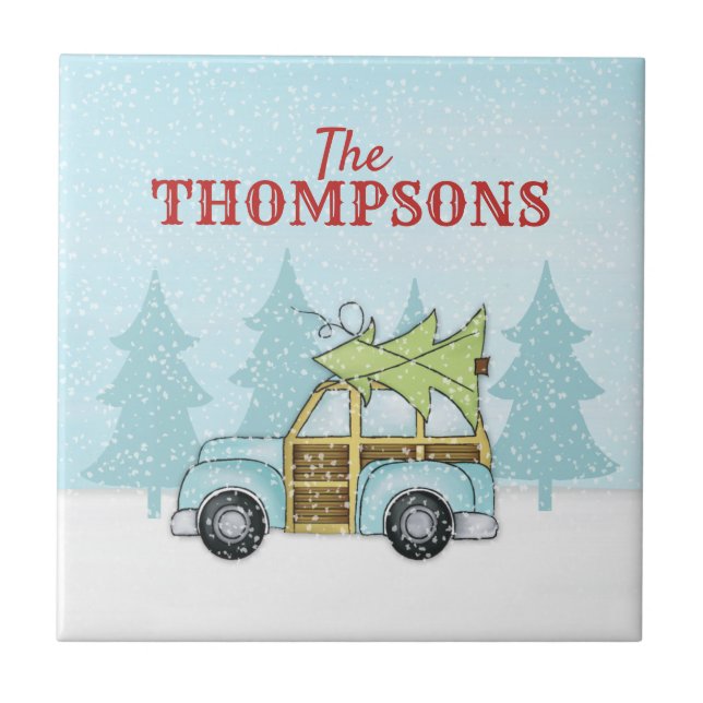 Floco de Neve Snowflake de Árvore de Natal Persona (Frente)