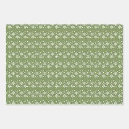 Floco de neve Trio de Natal/Papel de enrolamento d