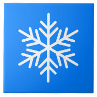 Floco Nórdico Branco Festivo Floco De Neve, Azul B