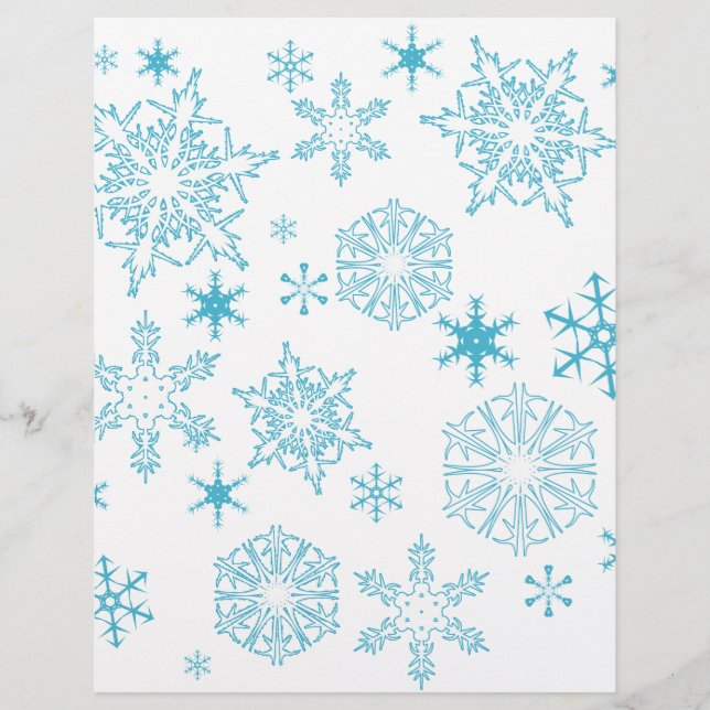 flocos de neve azuis (Frente)