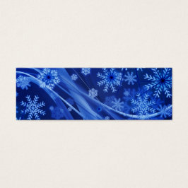 Flocos de neve azuis