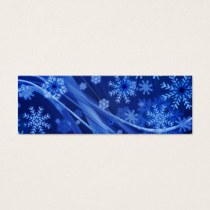 Flocos de neve azuis