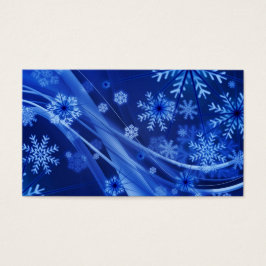 Flocos de neve azuis