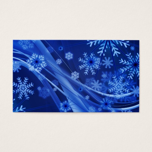 Flocos de neve azuis (Frente)