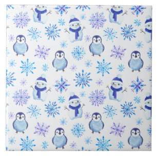 Flocos de Neve, Bonecos de Neve e Pinguins de Nata