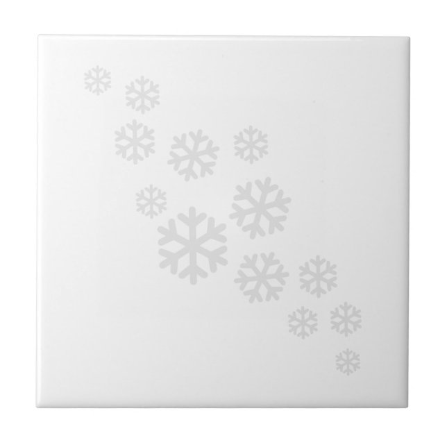 Flocos de neve brancos (Frente)