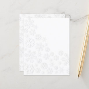 Flocos de neve brancos