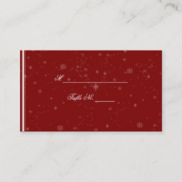 Flocos de neve brancos em Cartões de Casamento de