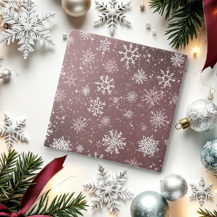 Flocos de neve brancos, Rosa, cor-de-rosa