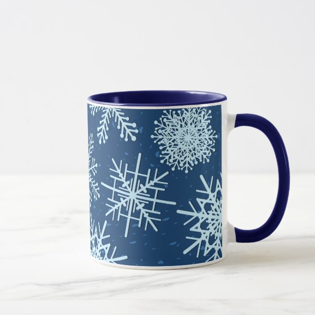 Flocos de neve, caneca (Direita)