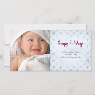 Flocos de neve: Cartões de fotos de Natal