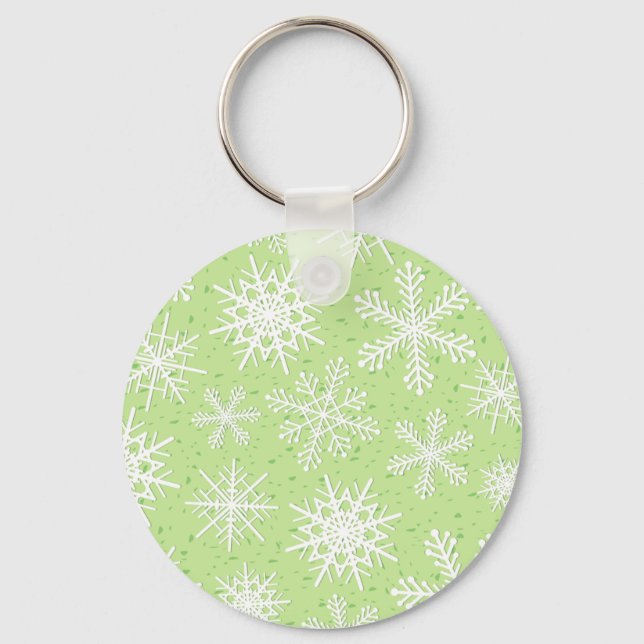 Flocos de neve, chaveiro (Frente)