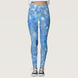 Flocos de neve com leggings Impressão