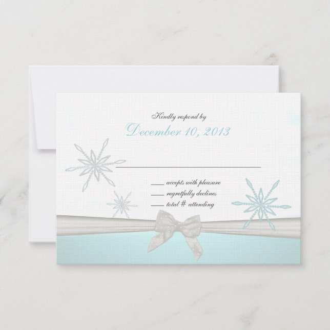 Flocos de neve de inverno com resposta formal ao A (Frente)