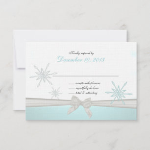 Flocos de neve de inverno com resposta formal ao A