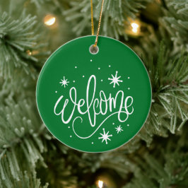 Flocos de neve de inverno - Enfeites de natal