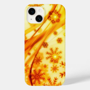 Flocos de neve de Natal ouro