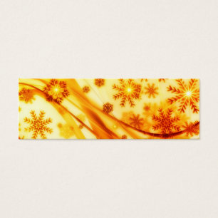 Flocos de neve de Natal ouro