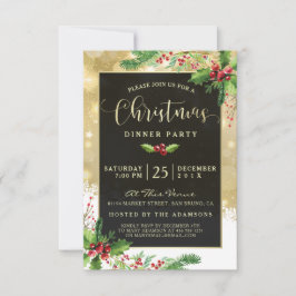 Flocos de neve de Starburst| Convite de festas de 