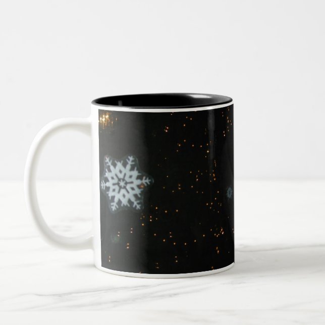 Flocos de neve e caneca de luzes (Esquerda)