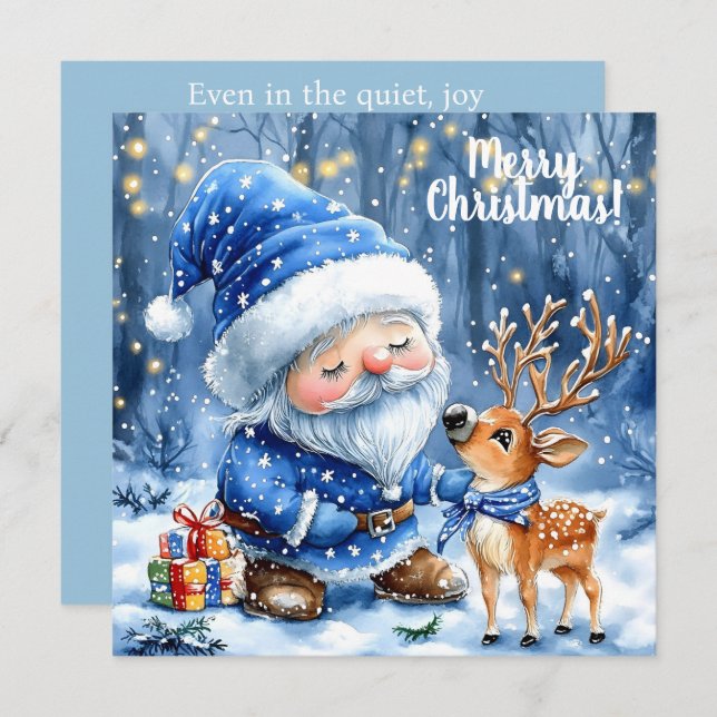 Flocos de neve e gentileza (Frente/Verso)