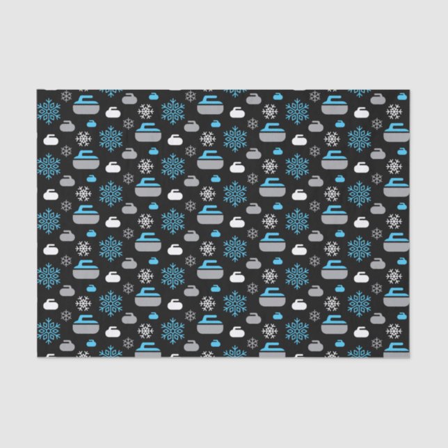 Flocos de neve e papel tecidos de rochas ondulante (Frente )