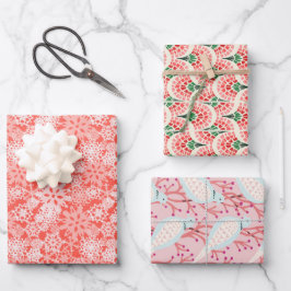 Flocos de neve e tartarugas; molho de Natal