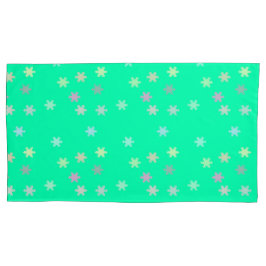 Flocos de neve em bolsas de tamanho rei verde (1 p