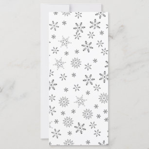 Flocos de neve em fundo branco