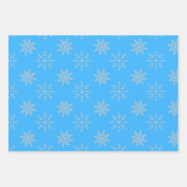 Flocos de neve no Conjunto de Folhas Azul, Púrpura