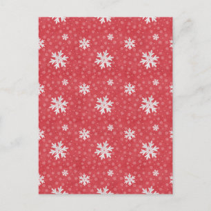Flocos de neve no Convite à Véspera de Natal