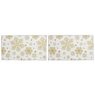 Flocos de neve ouro
