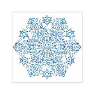 Flocos de neve para sempre Carimbo de Borracha que