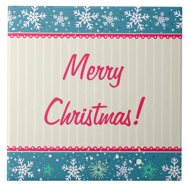 Flocos de neve personalizados e presentes (Frente)