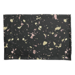 Flocos Dourados e Rosa Dourados Pretos