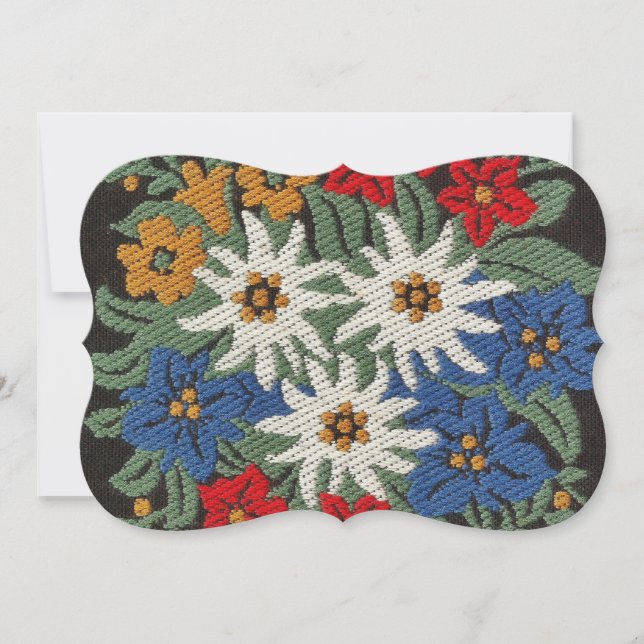 Flor alpino suíço Edelweiss (Frente)