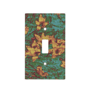 Flor amarela contra o teste padrão 2 da camuflagem