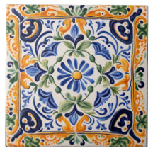 Flor Amarelo-Azul-mediterrânico