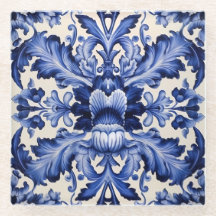 Flor Azul do Software Chic Elegante
