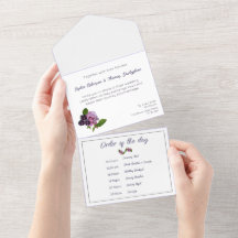 Flor azul e púrpura